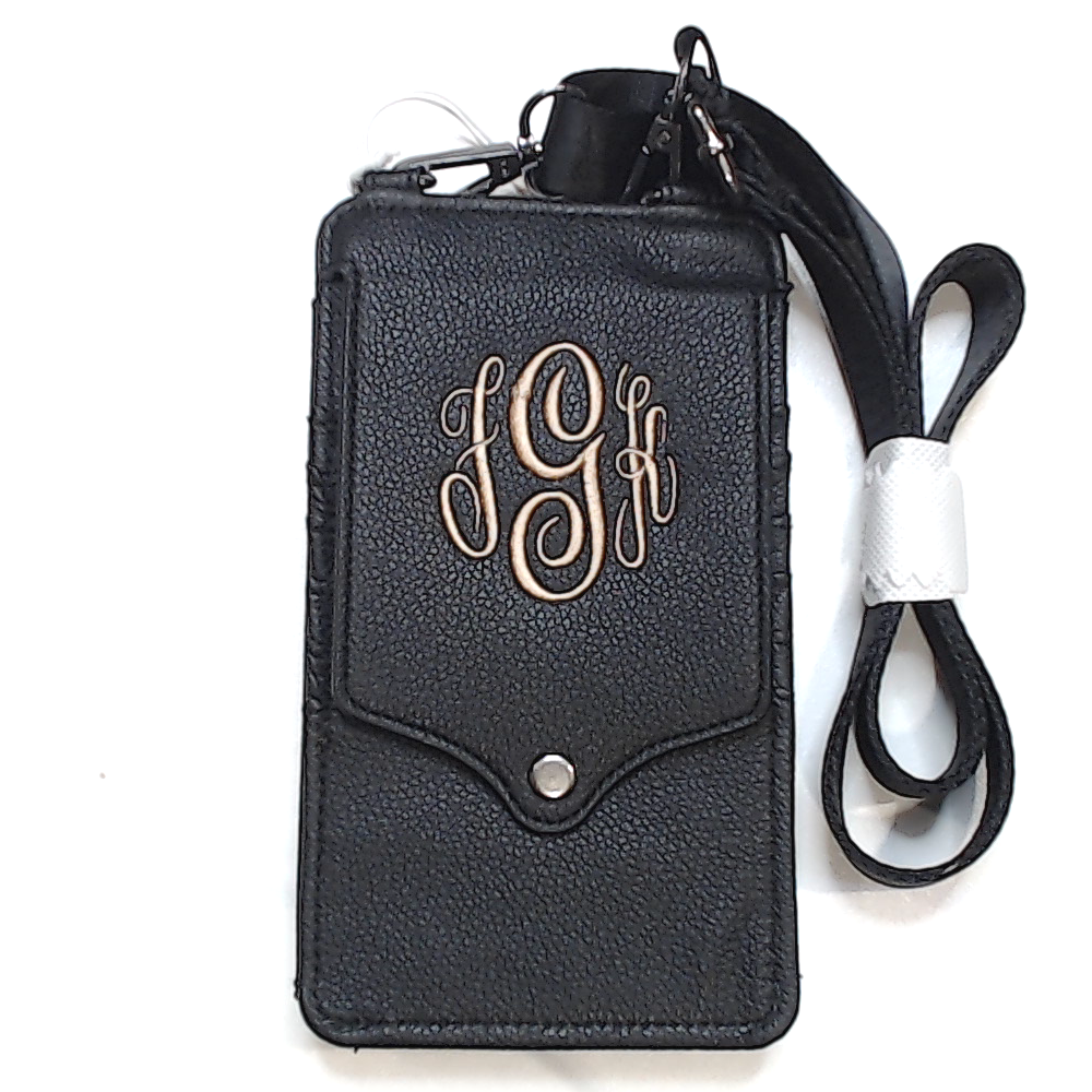 BLOOPER BAG: Monogrammed Phone Crossbody