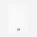 alpha phi scalloped picture frame