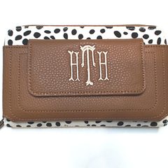 BLOOPER ACCESSORY: Monogrammed Phone Wallet Wristlet