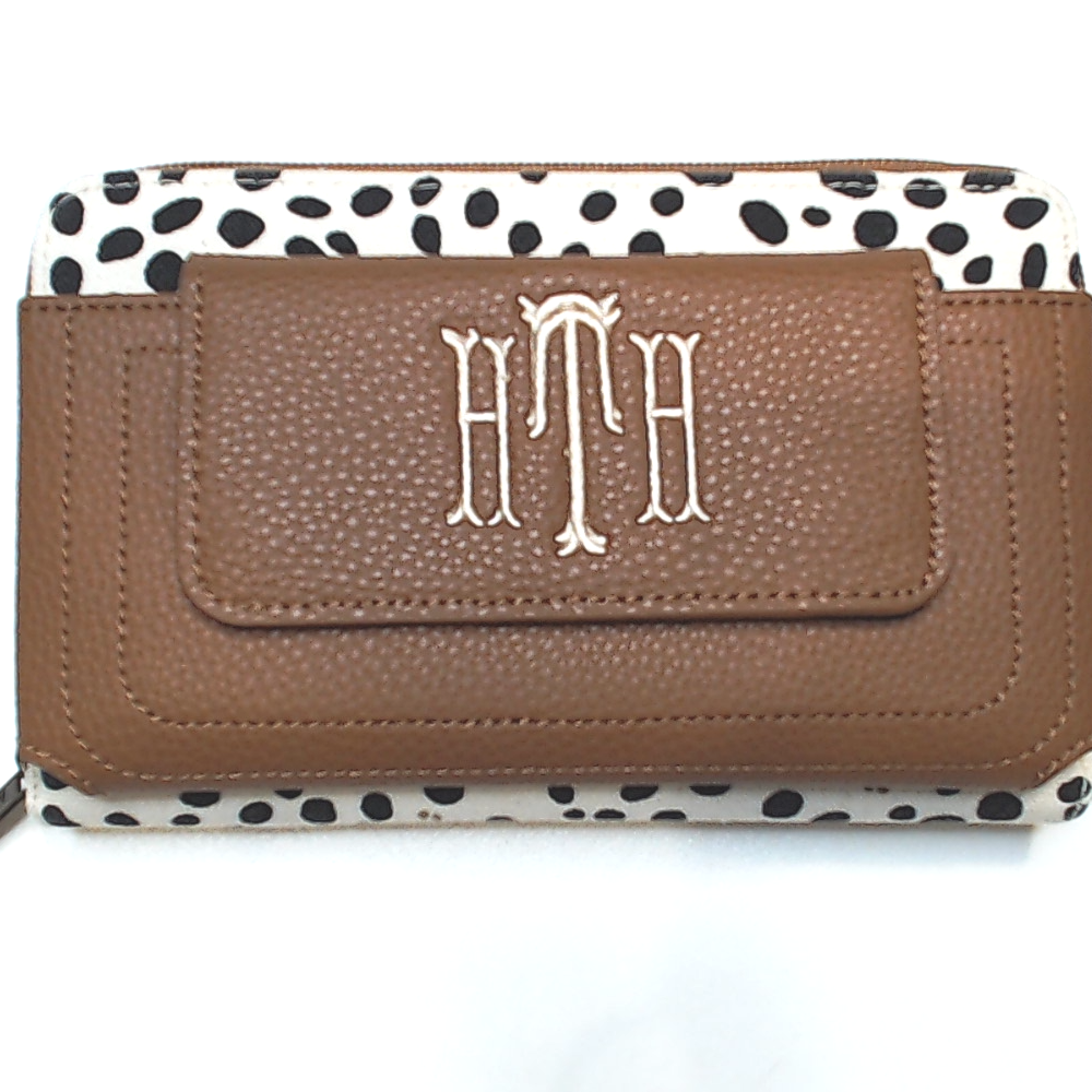 BLOOPER ACCESSORY: Monogrammed Phone Wallet Wristlet