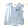 BLOOPER CLOTHING: Monogrammed Ruffle Top