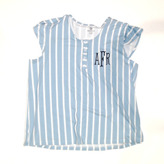 BLOOPER CLOTHING: Monogrammed Ruffle Top