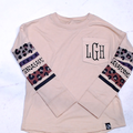 BLOOPER KIDS: Monogrammed Kids Long Sleeve Shirt