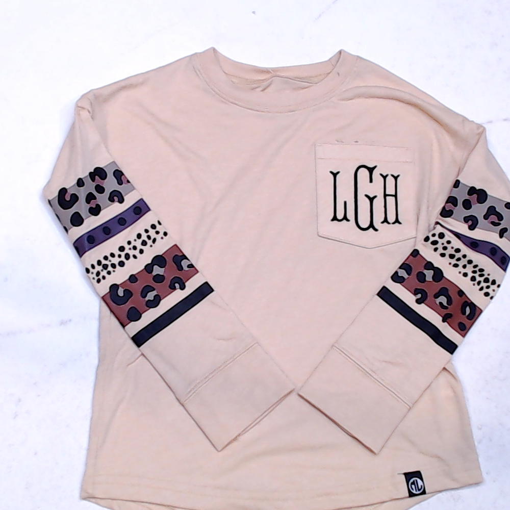 BLOOPER KIDS: Monogrammed Kids Long Sleeve Shirt