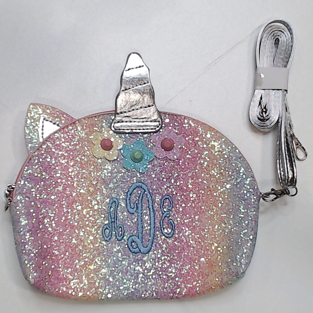 BLOOPER KIDS: Monogrammed Kids Unicorn Crossbody