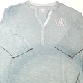 BLOOPER CLOTHING: Monogrammed Henley