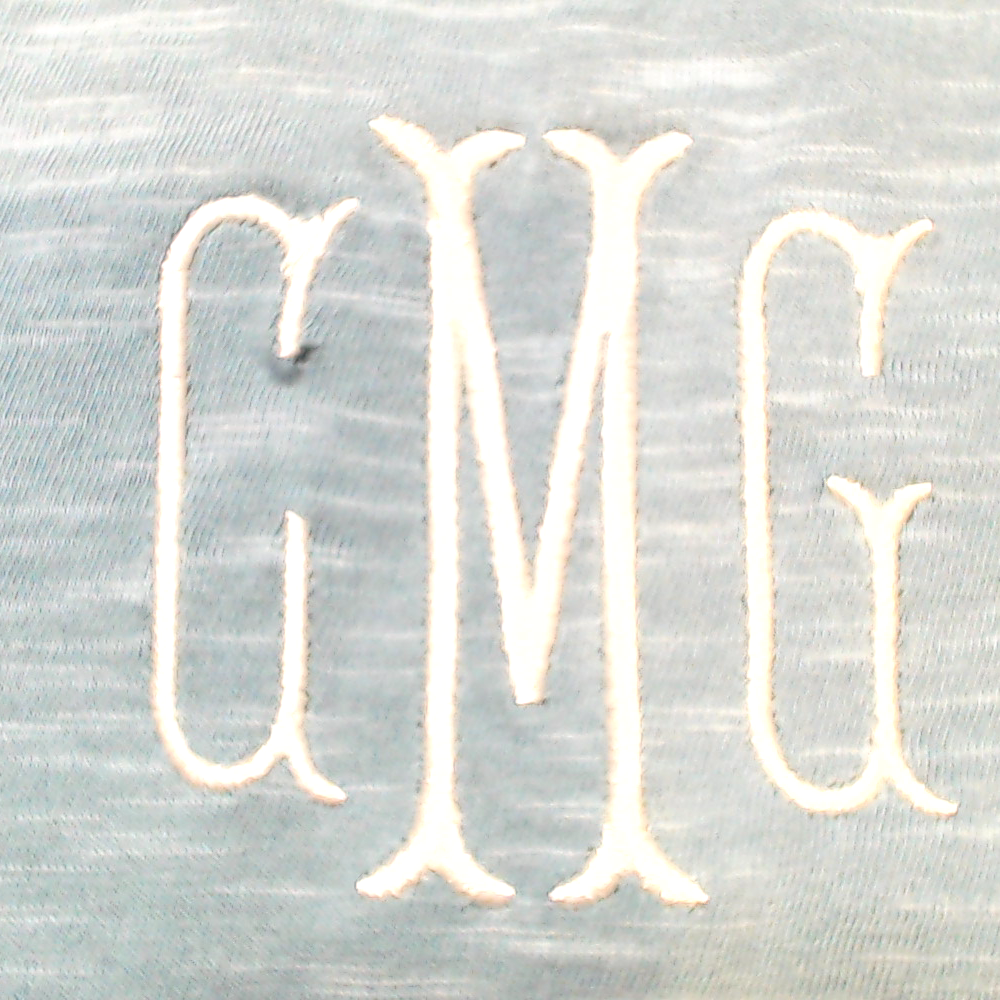 BLOOPER CLOTHING: Monogrammed Henley