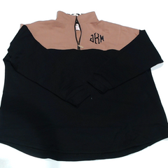 BLOOPER CLOTHING: Monogrammed Quarter Zip Sweatshirt