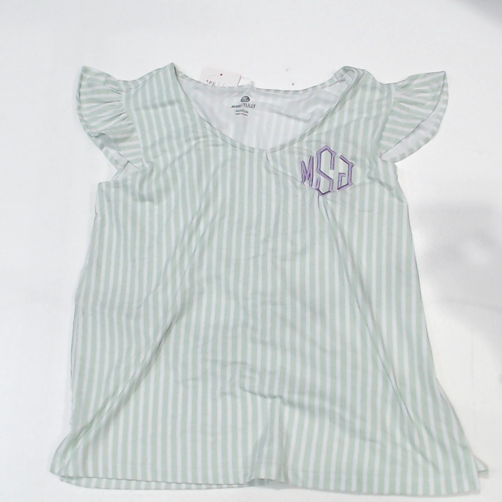 BLOOPER CLOTHING: Monogrammed Ruffle Pajamas
