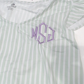 BLOOPER CLOTHING: Monogrammed Ruffle Pajamas