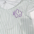 BLOOPER CLOTHING: Monogrammed Ruffle Pajamas