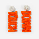 Touchdown Earrings | Orange