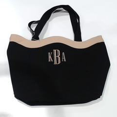 BLOOPER BAG: Monogrammed Wavy Top Tote