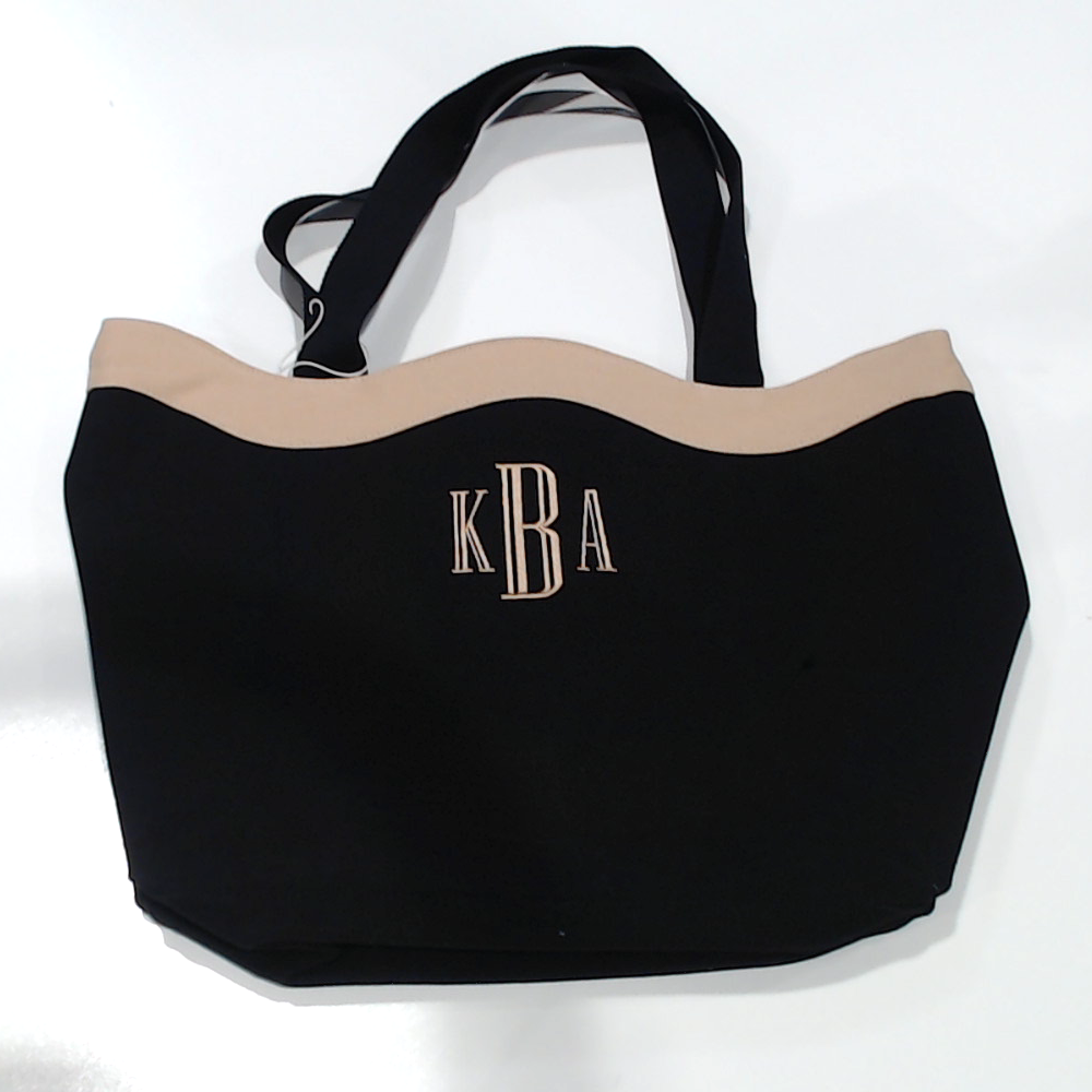 BLOOPER BAG: Monogrammed Wavy Top Tote