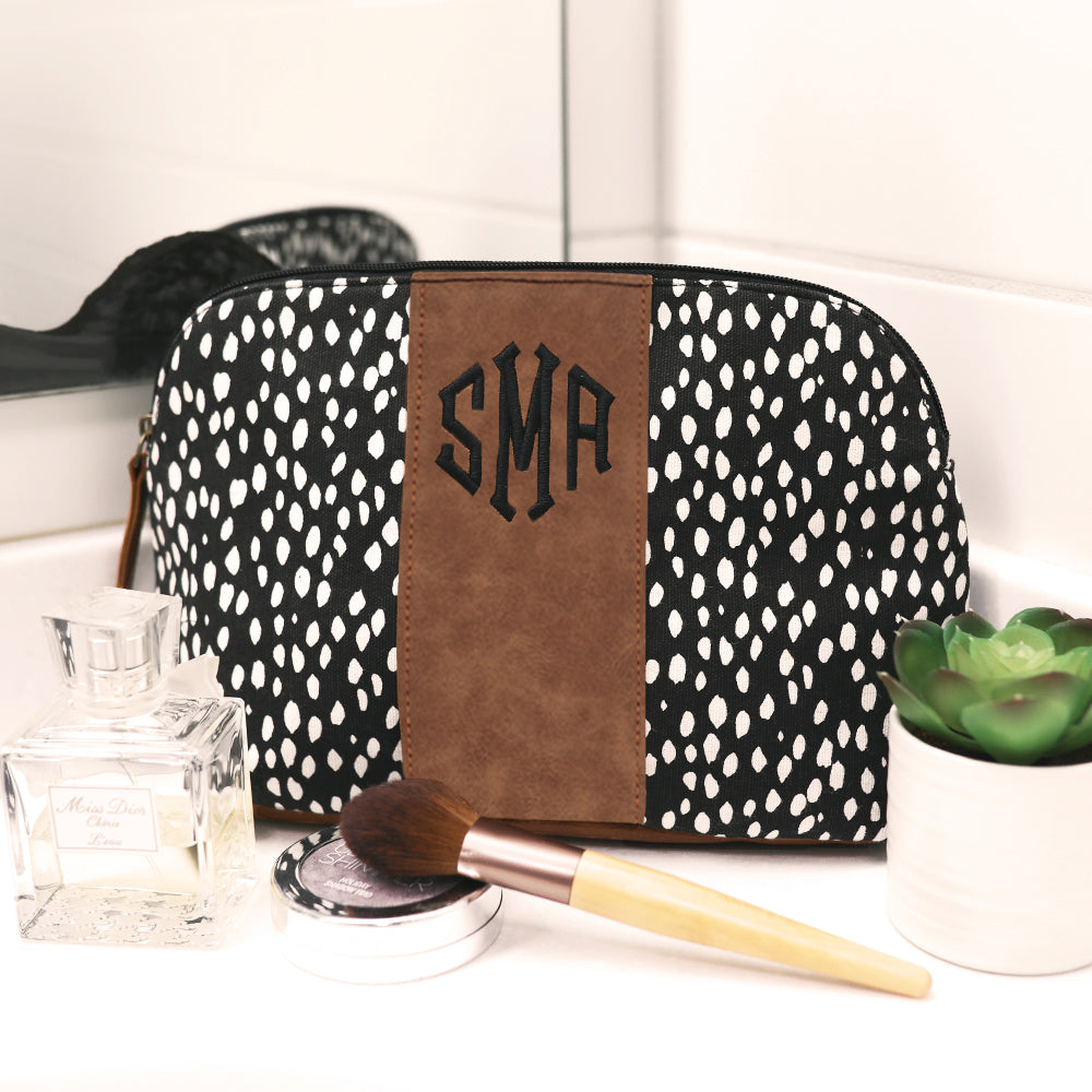 New White Dot Cosmetic Case