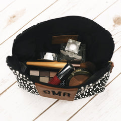 inside of New Monogrammed Cosmetic Case