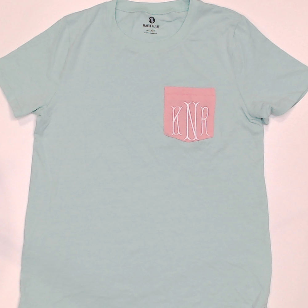 BLOOPER CLOTHING: Monogrammed Pocket T-Shirt