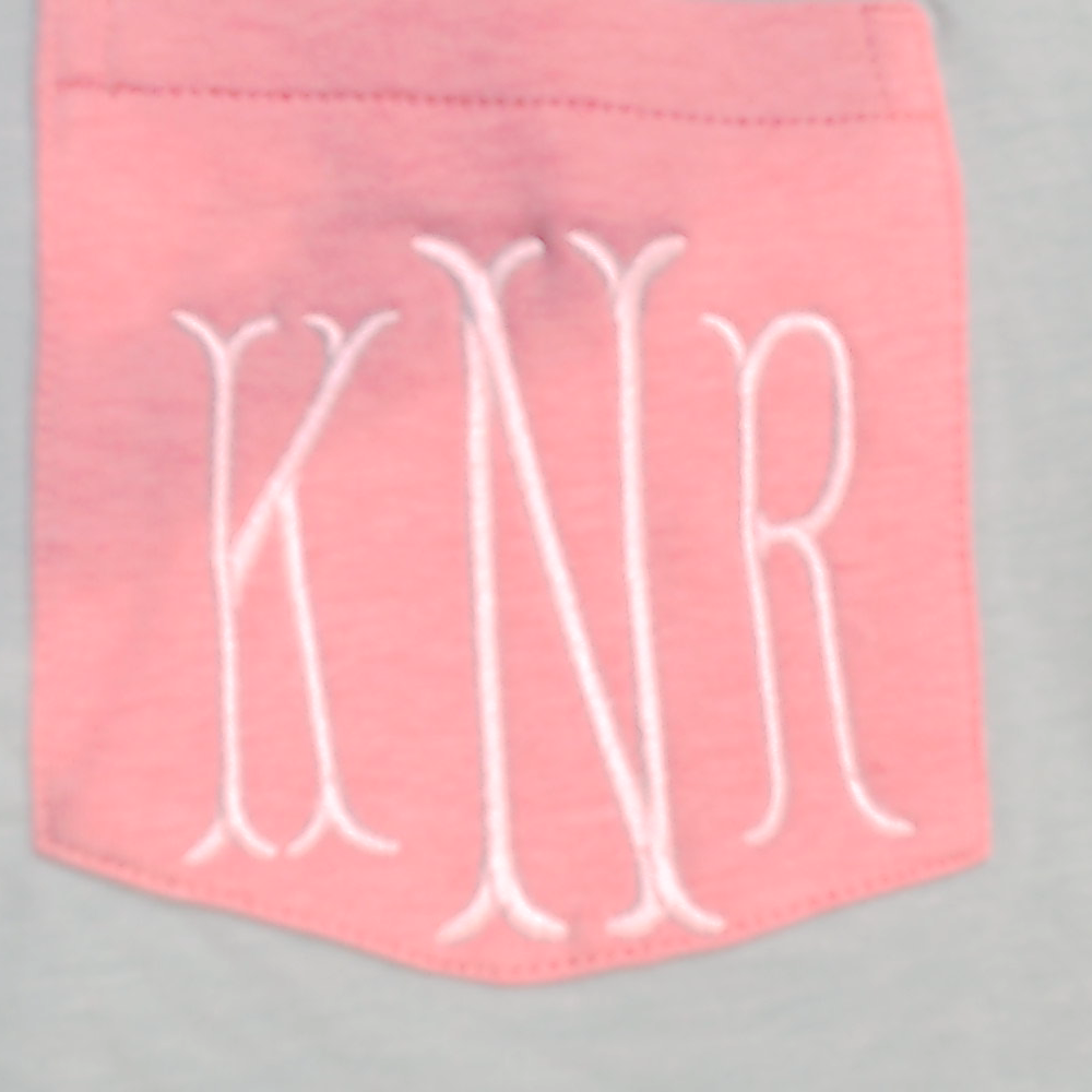 BLOOPER CLOTHING: Monogrammed Pocket T-Shirt