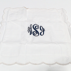 BLOOPER ACCESSORY: Monogrammed Pillow Sham