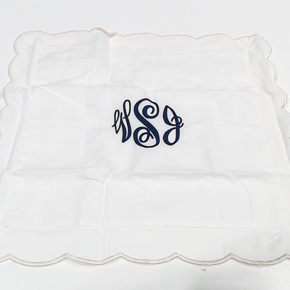 BLOOPER ACCESSORY: Monogrammed Pillow Sham