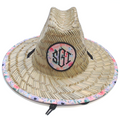 BLOOPER KIDS: Monogrammed Kids Straw Hat