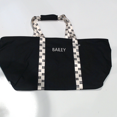 BLOOPER BAG: Monogrammed Extra Large Tote Bag