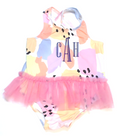 BLOOPER KIDS: Monogrammed Toddler Tutu Bathing Suit