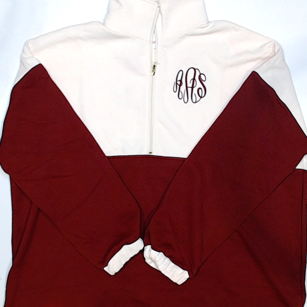 BLOOPER CLOTHING: Monogrammed Quilted Pullover Tunic