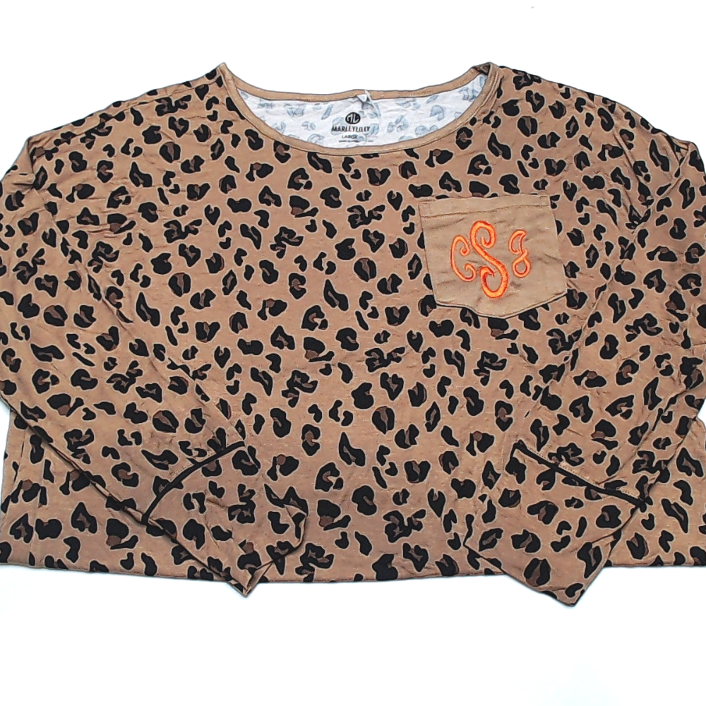 BLOOPER CLOTHING: Monogrammed Pajama Shirt