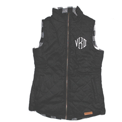 BLOOPER CLOTHING: Monogrammed Reversible Vest