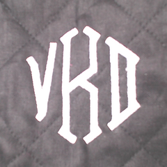BLOOPER CLOTHING: Monogrammed Reversible Vest