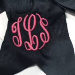 BLOOPER KIDS: Monogrammed Girls Hair Bow