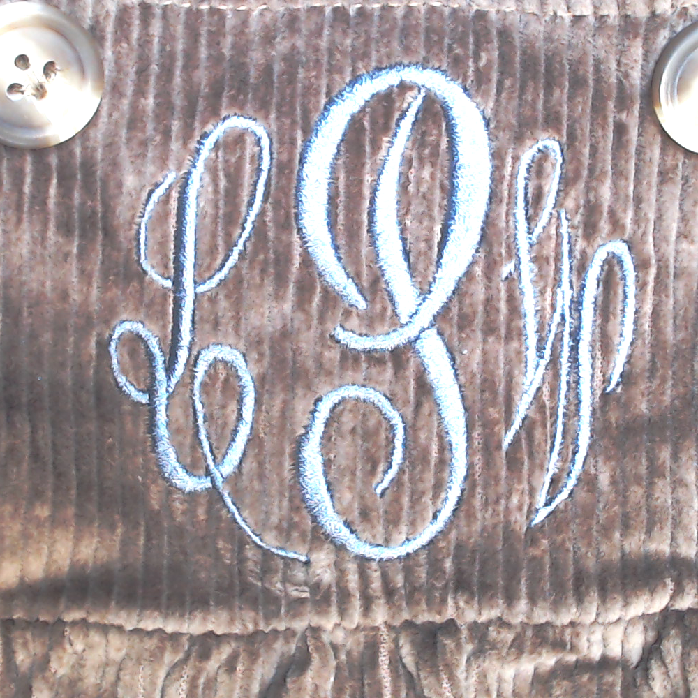 BLOOPER KIDS: Monogrammed Kids Overall Dress