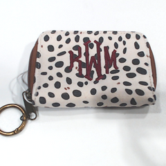BLOOPER BAG: Monogrammed Keychain Wallet