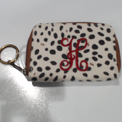 BLOOPER ACCESSORY: Monogrammed Keychain Wallet