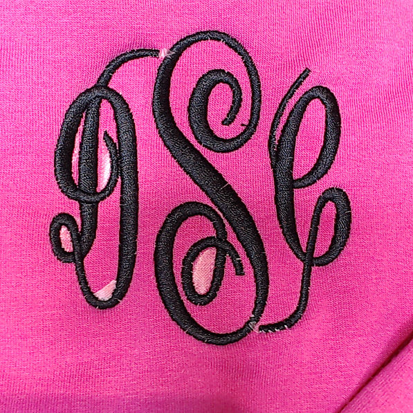BLOOPER CLOTHING: Monogrammed Open Back Sweatshirt