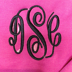 BLOOPER CLOTHING: Monogrammed Open Back Sweatshirt