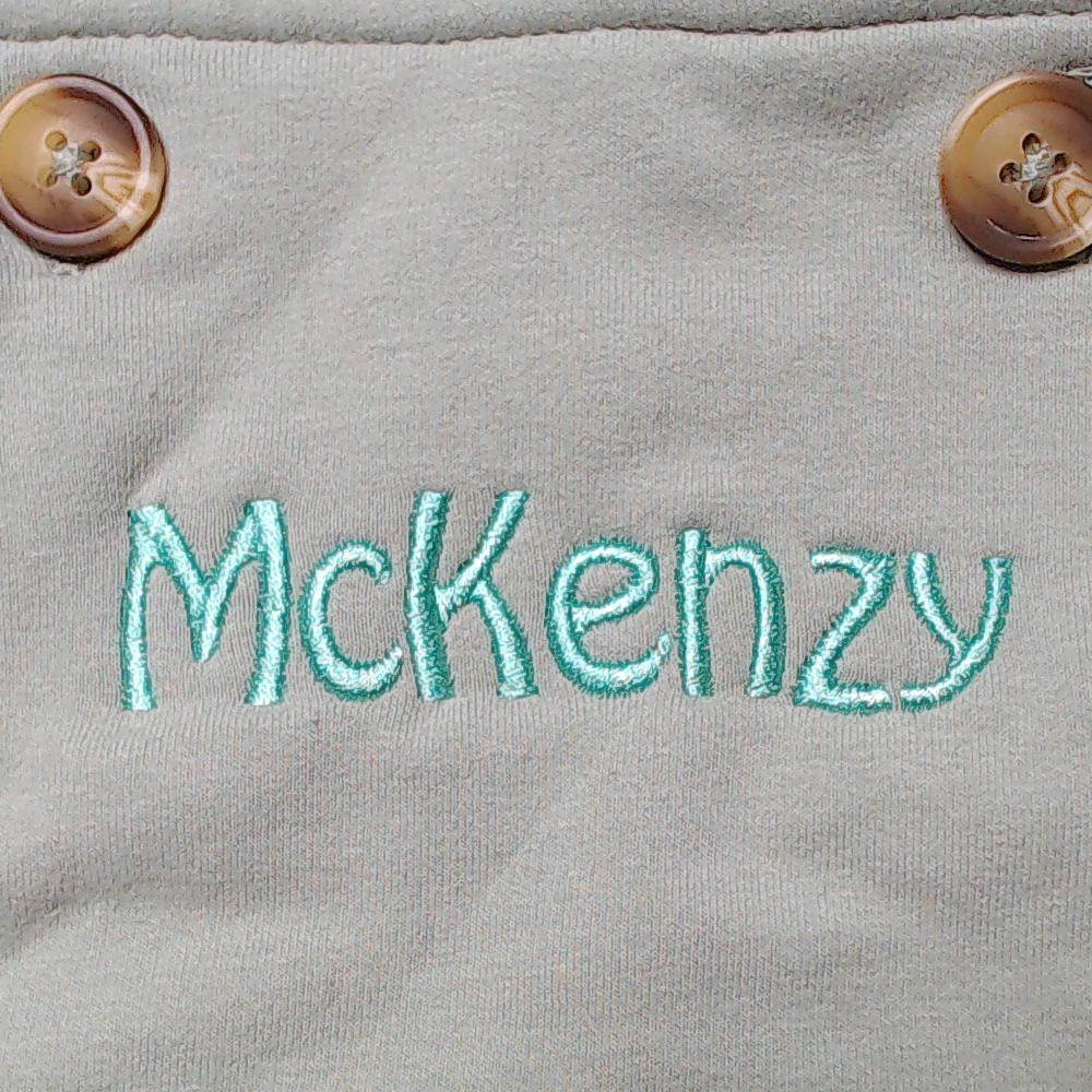 BLOOPER KIDS: Monogrammed Kids Overalls