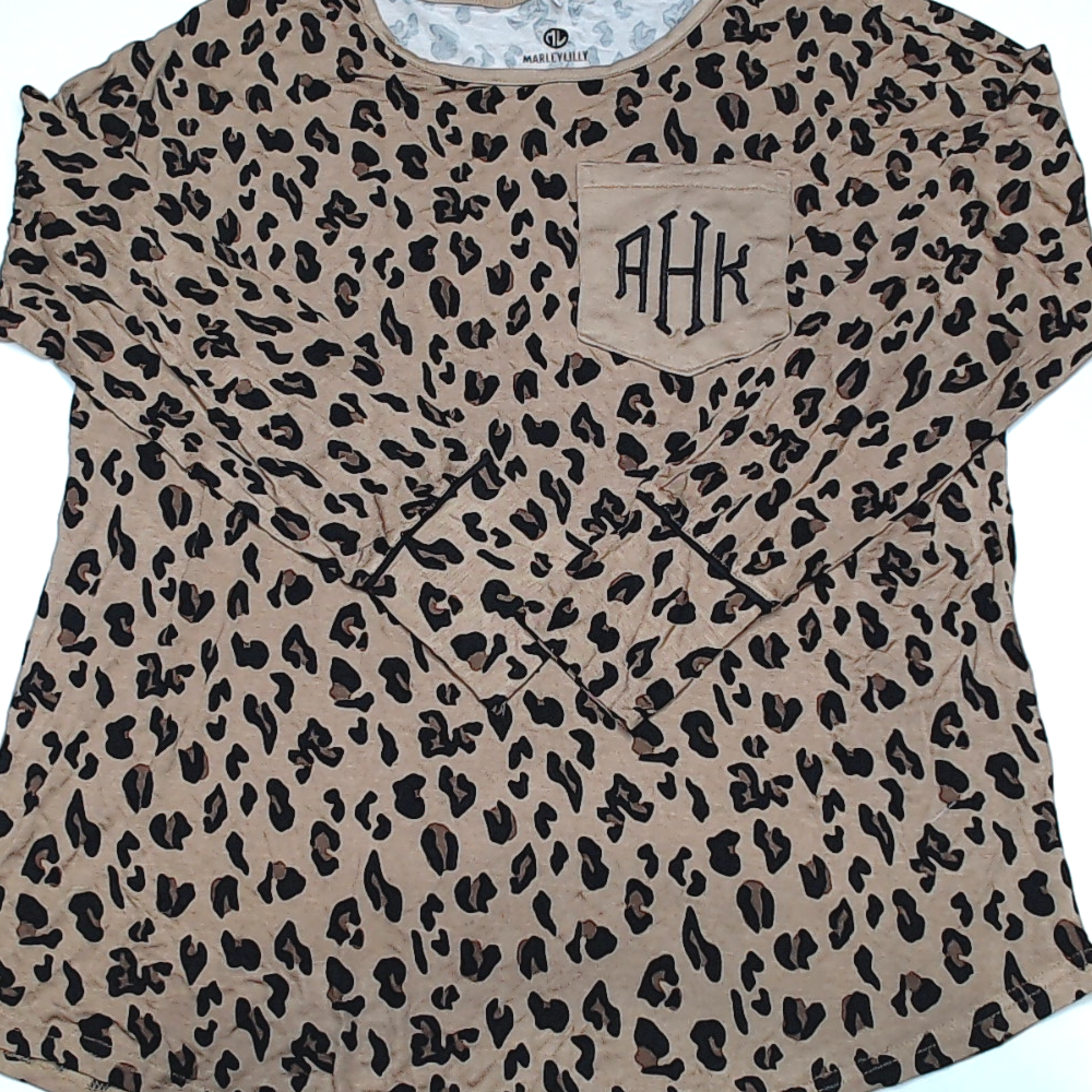 BLOOPER CLOTHING: Monogrammed Pajama Shirt