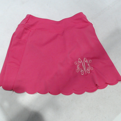 BLOOPER KIDS: Monogrammed Girls Skort