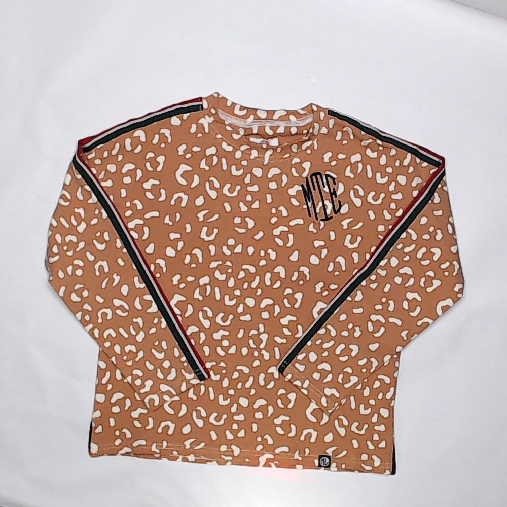BLOOPER KIDS: Monogrammed Kids Striped Sleeve Shirt