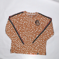 BLOOPER KIDS: Monogrammed Kids Striped Sleeve Shirt