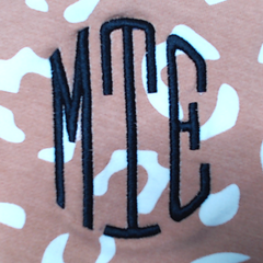BLOOPER KIDS: Monogrammed Kids Striped Sleeve Shirt