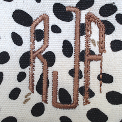 BLOOPER ACCESSORY: Monogrammed Keychain Wallet