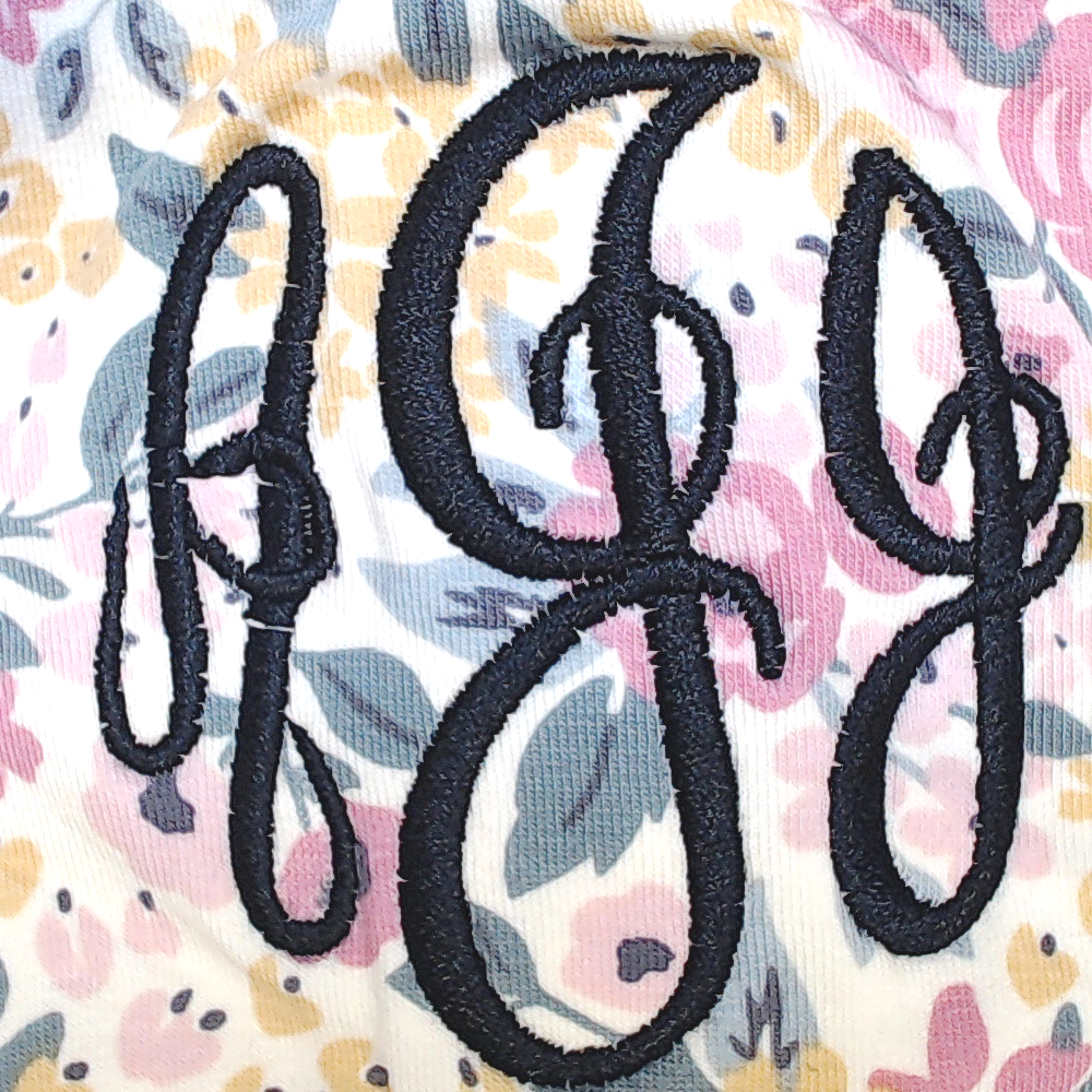 BLOOPER KIDS: Monogrammed Kids Ruffle Set