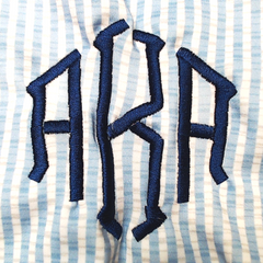 BLOOPER CLOTHING: Monogrammed Skort