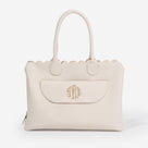 Monogrammed Essential Work Tote | Bone