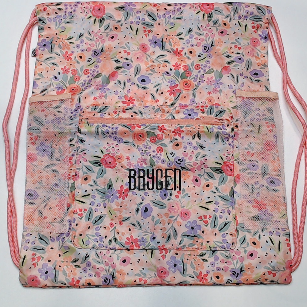 BLOOPER KIDS: Monogrammed Kids Cinch Bag