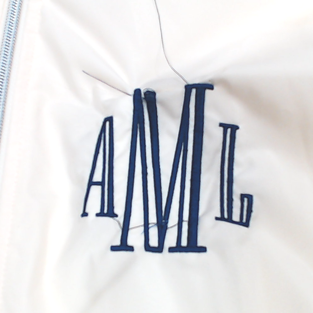 BLOOPER CLOTHING: Monogrammed Windbreaker Pullover