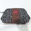 BLOOPER BAG: Monogrammed Dottie Cosmetic Case